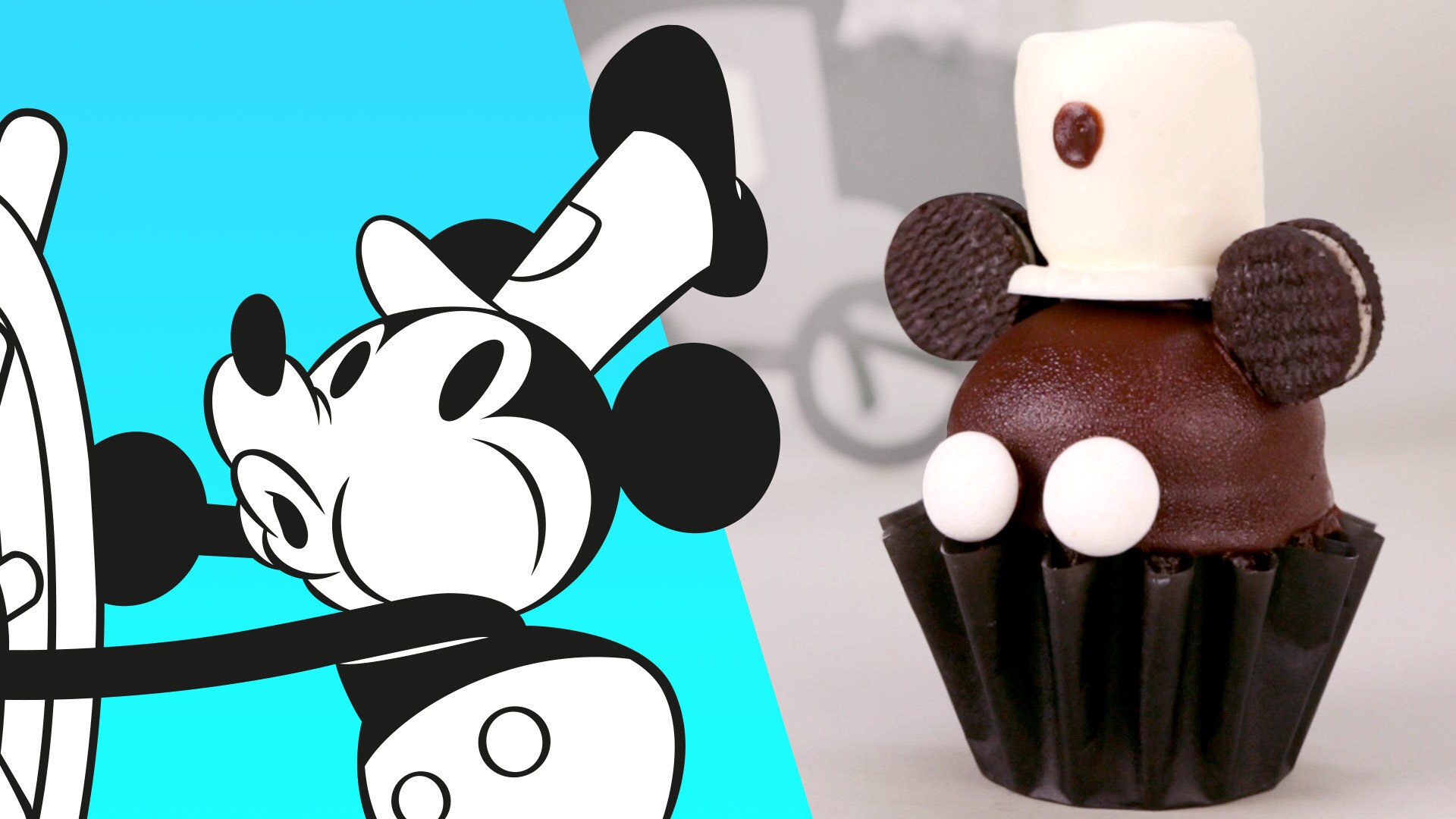 Steamboat Willie Mickey Cupcake | Disney Family