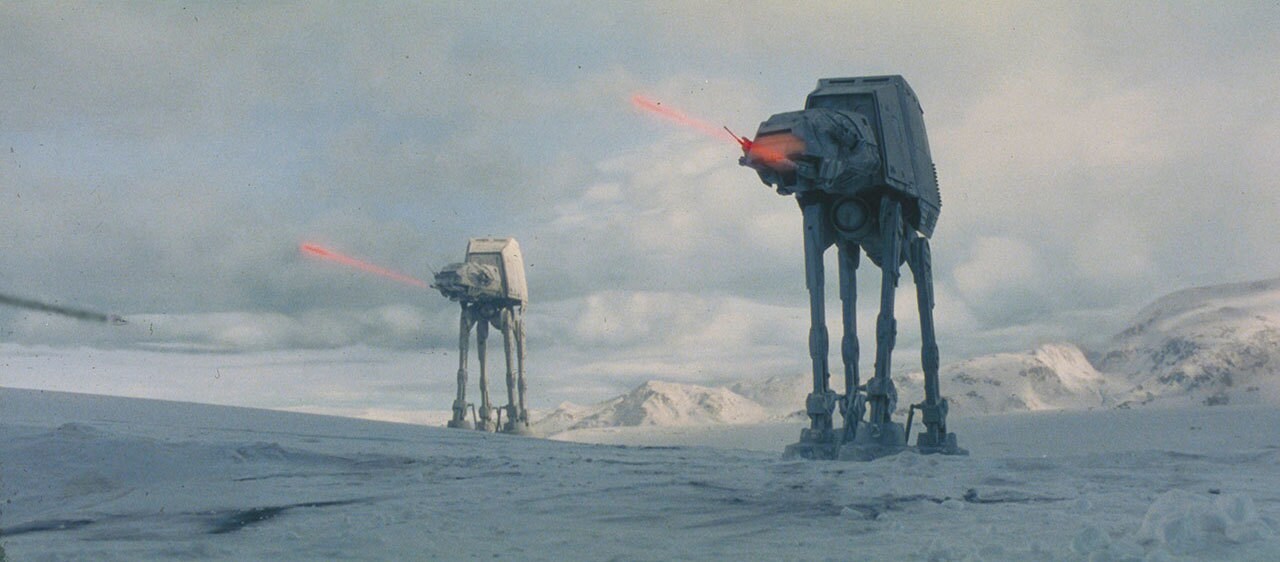 Walkers in the Battle of Hoth