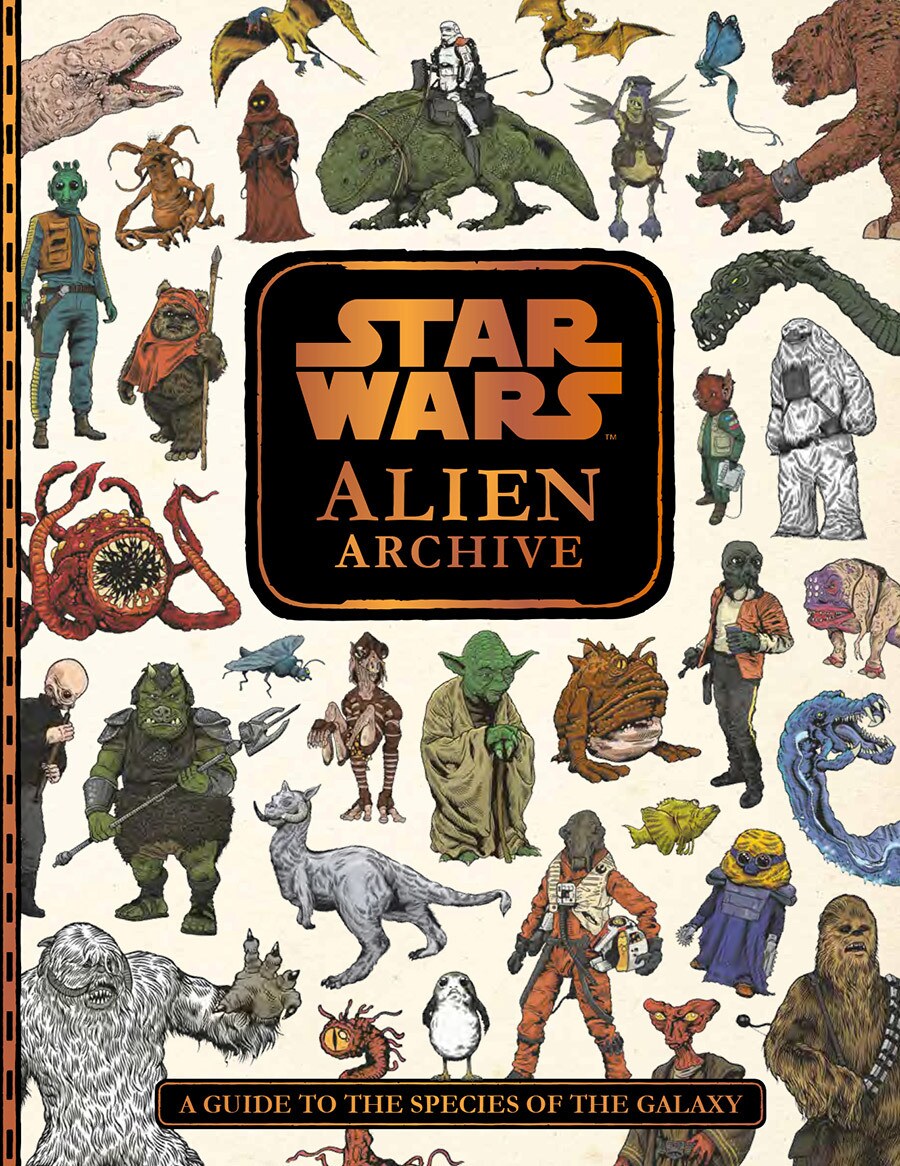 The cover of the new book Star Wars: Alien Archive.