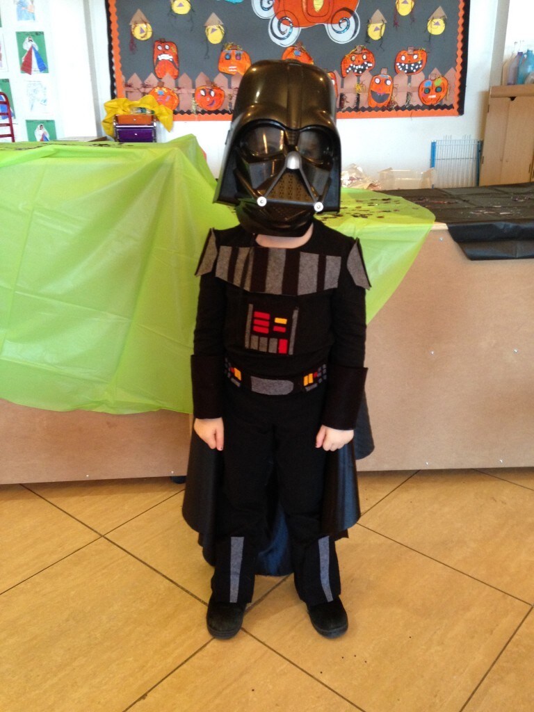 Fan dressed up as Darth Vader