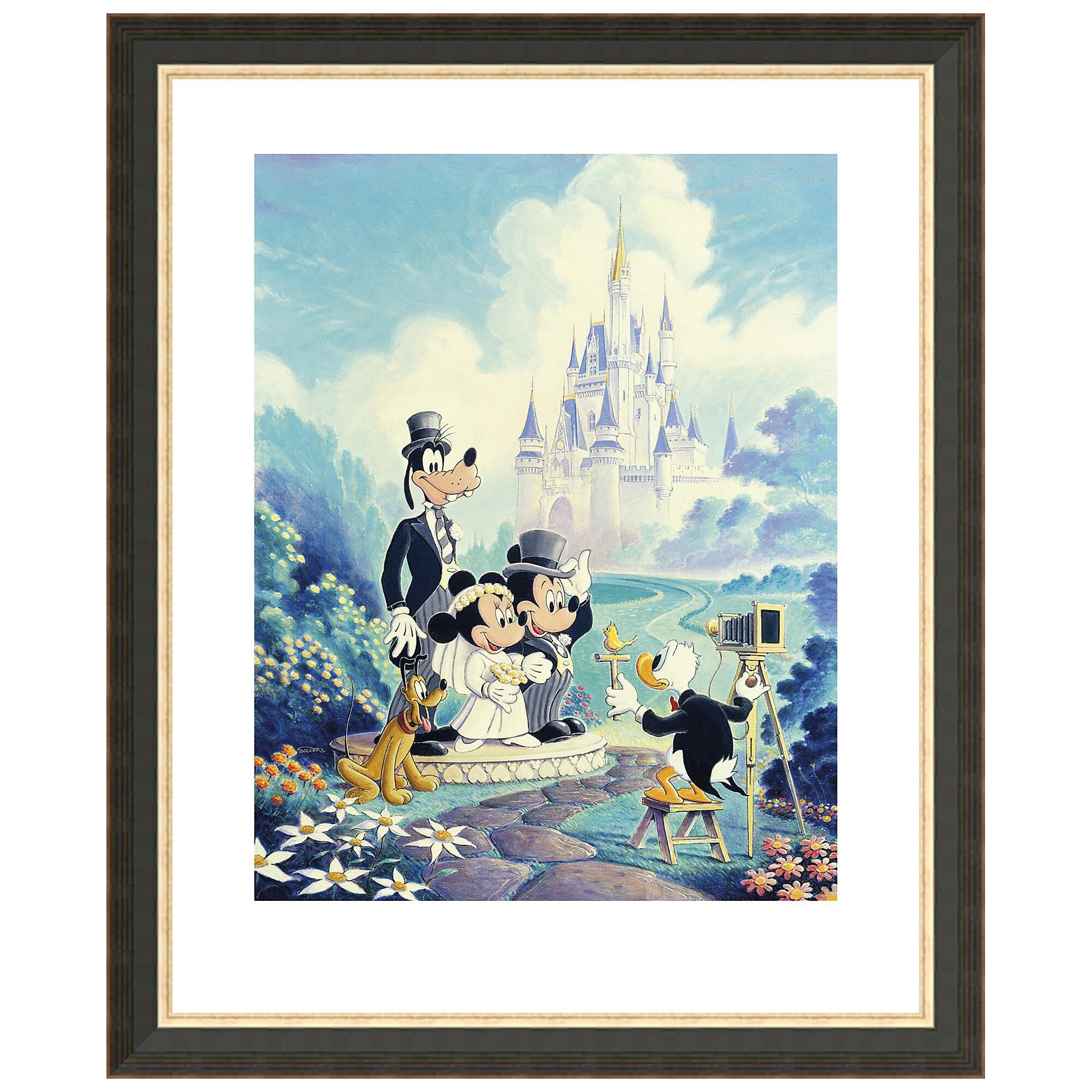 ''Mickey and Minnie Wedding'' Giclée by Randy Souders