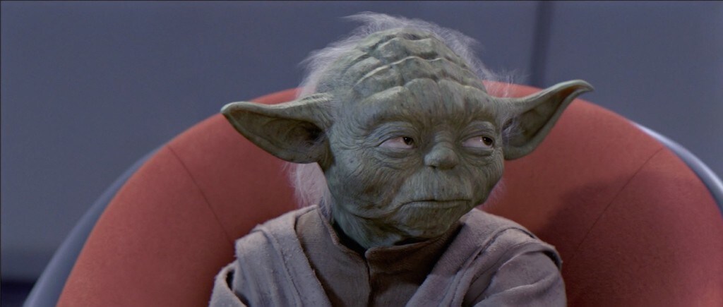 The Phantom Menace - Yoda speaking to Anakin