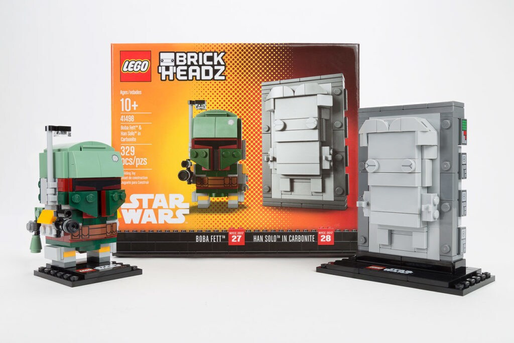 Brickheadz boba fett and han solo new arrivals