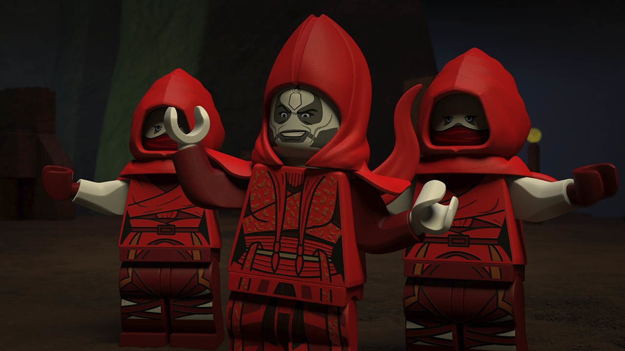 The nightsisters in LEGO Star Wars Terrifying Tales