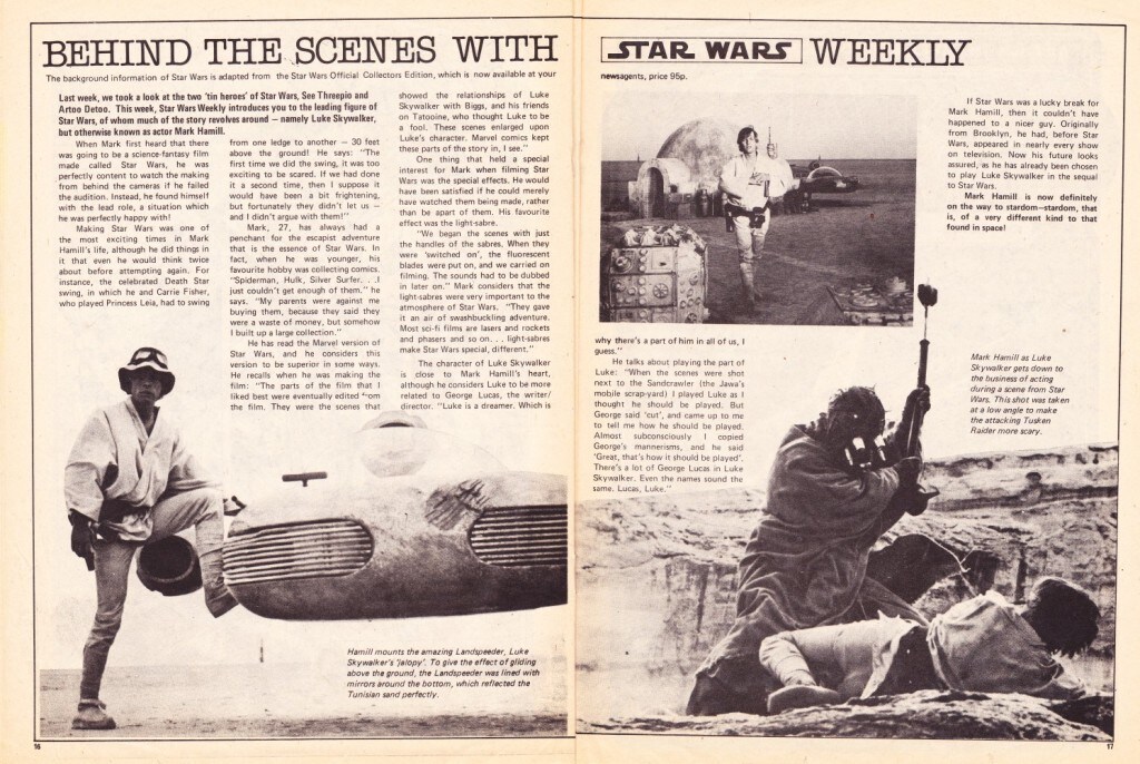 UK Star Wars Weekly - behind the scenes