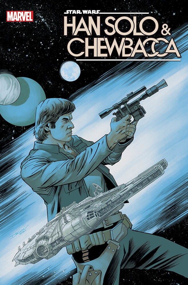 Han Solo and Chewbacca 1 Variant Cover by Declan Shalvey