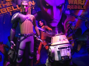 Star Wars at SDCC - Kanan and Chopper at Hasbro