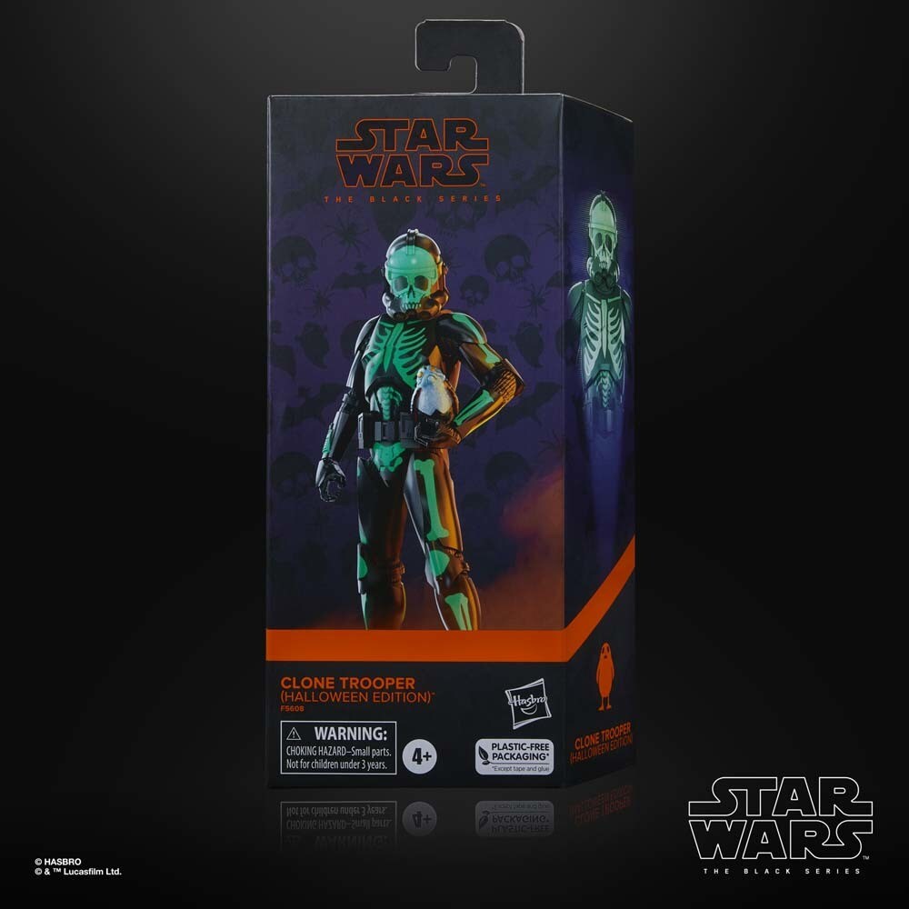 Star Wars: The Black Series Clone Trooper (Halloween Edition) box.