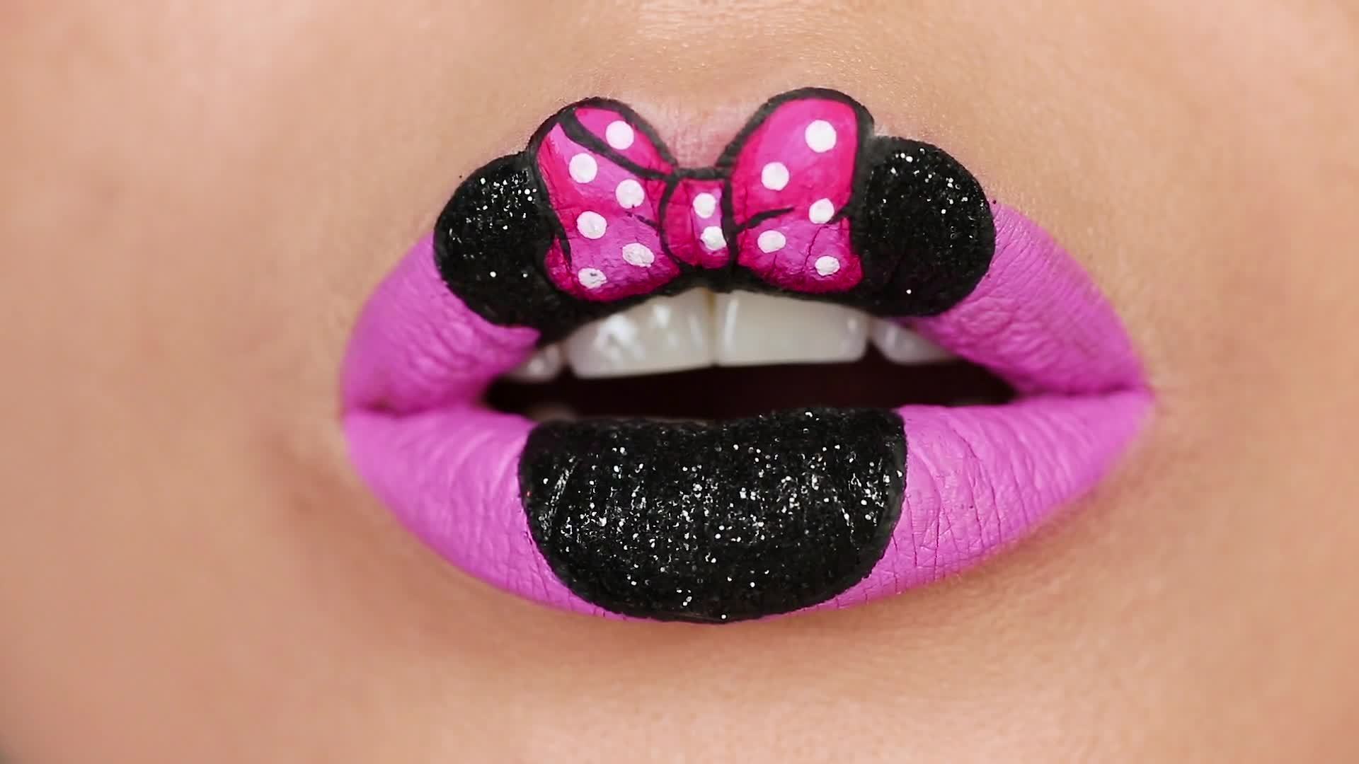 Minnie Mouse Lip Art