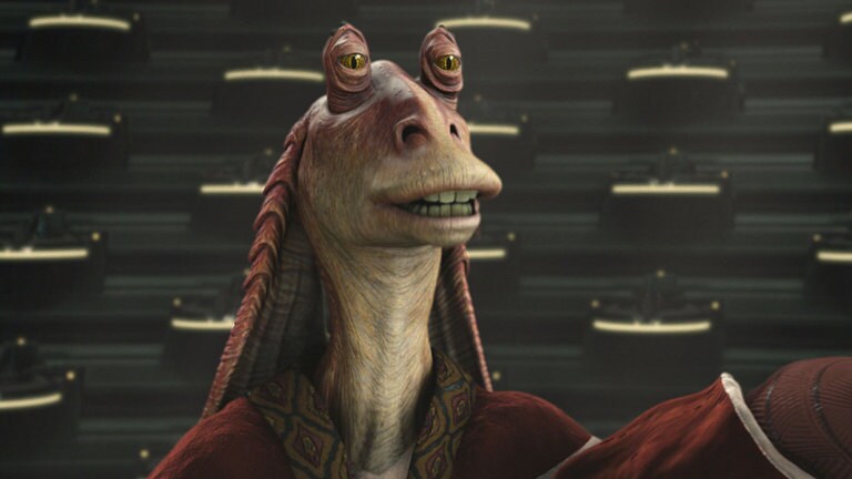 Jar Jar Binks in Star Wars: Attack of the Clones