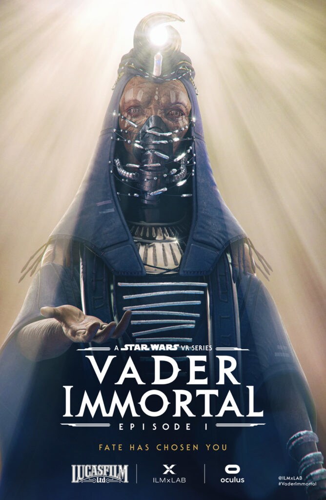 Mustafarian Priestess Vader Immortal SDCC poster