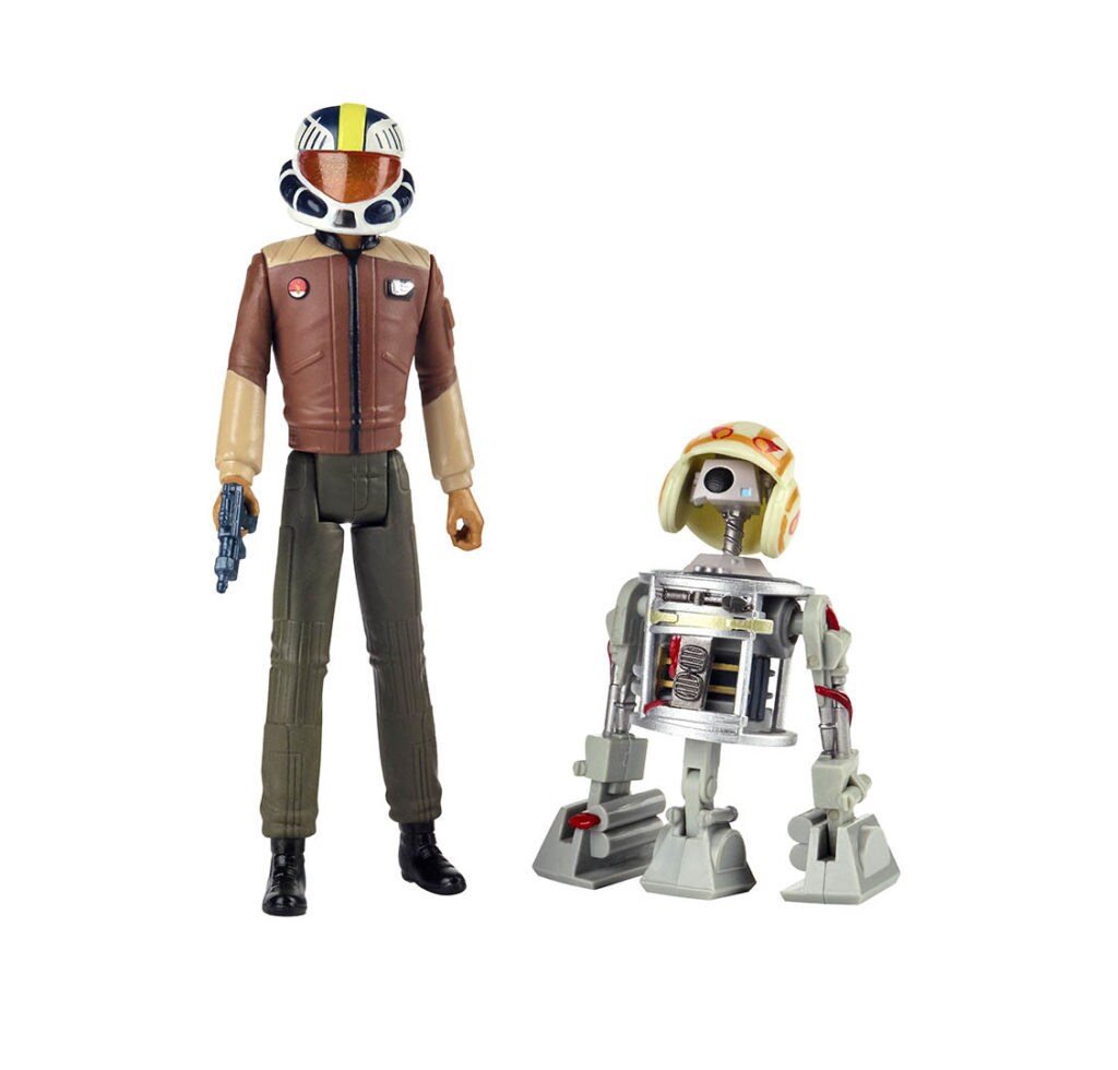 Yeager and Bucket from the Hasbro Star Wars Resistance line.