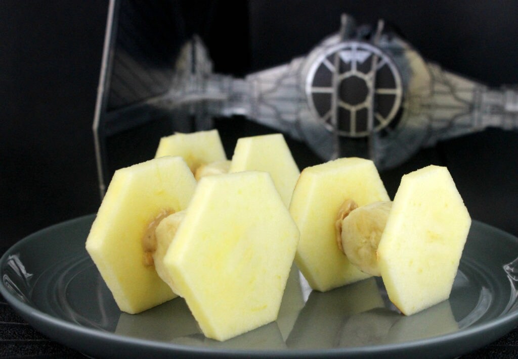 Star Wars-inspired Recipes for a Yummy May the 4th Starcruiser datapad Fruit TIE Fighters! 