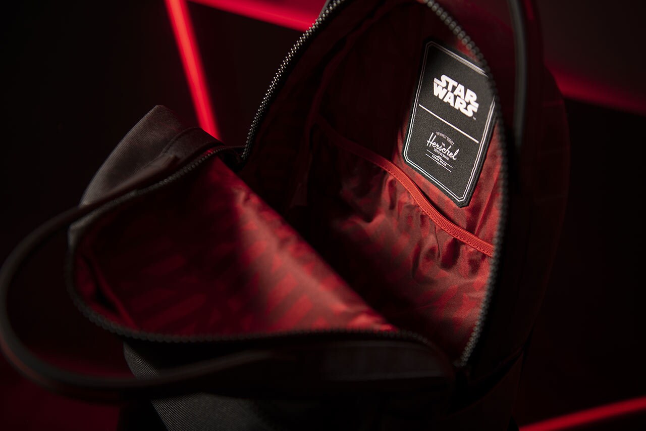 Star Wars x Herschel collaboration Darth Vader backpack