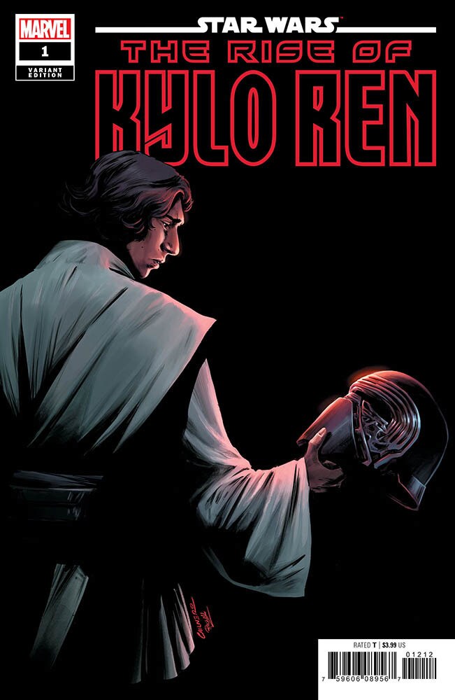 A variant cover for the Rise of Kylo Ren series