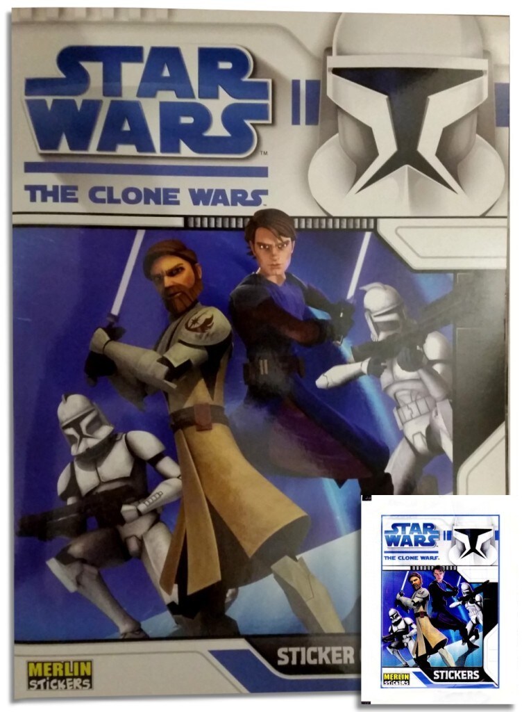 Star Wars: The Clone Wars sticker album - cover