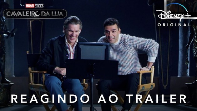 Cavaleiro da Lua | Oscar Isaac e Ethan Hawkey reagindo ao Trailer | Disney+