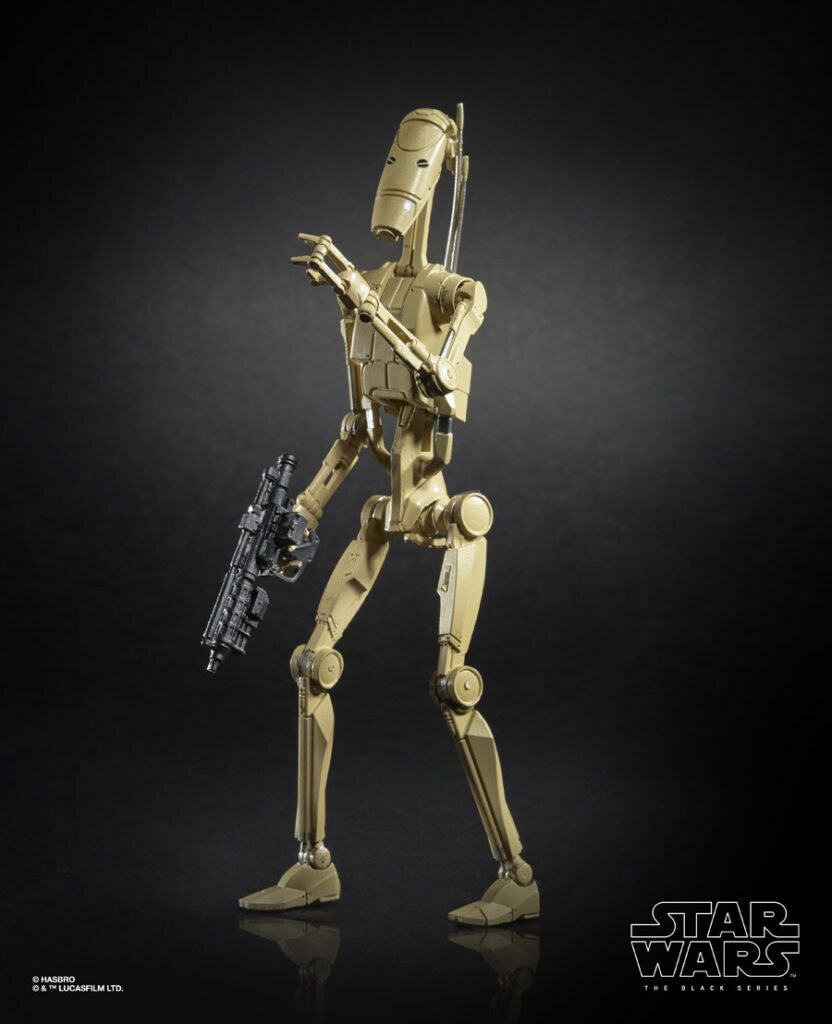 B-1 battle droid Star Wars: The Black Series figure.
