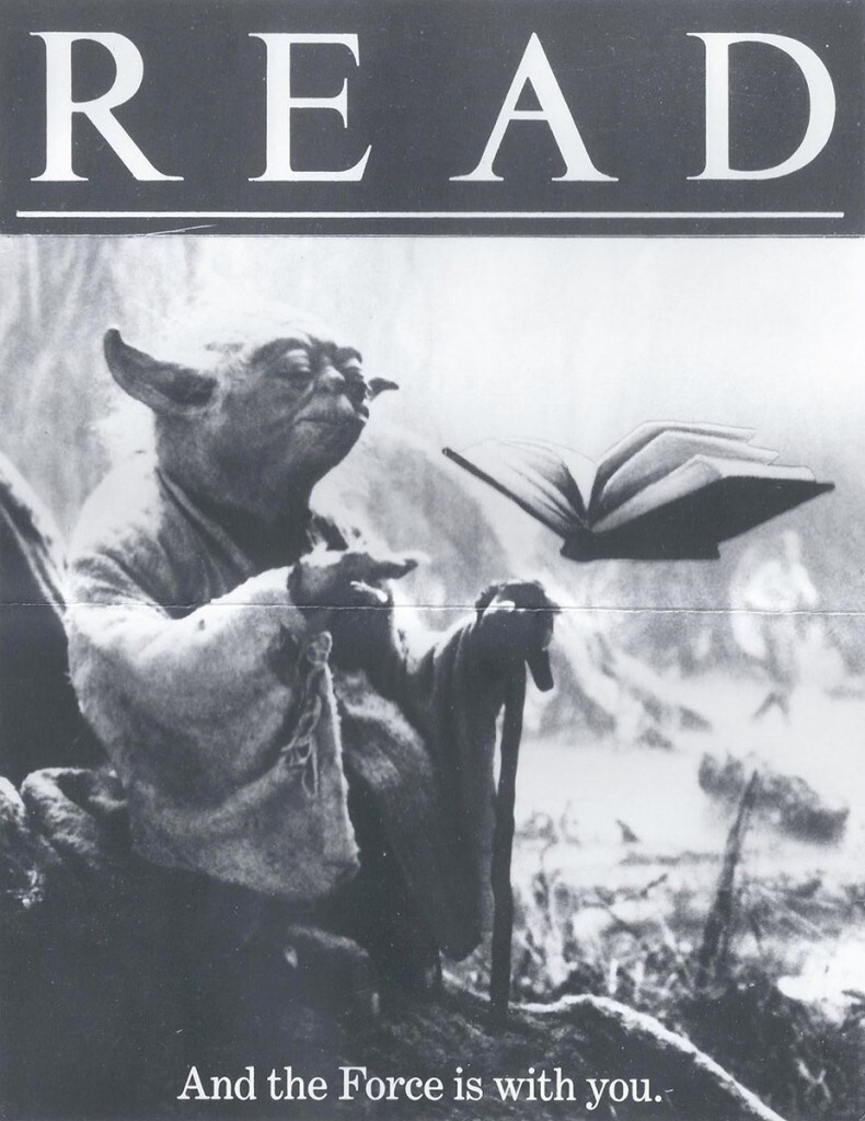 Yoda READ poster