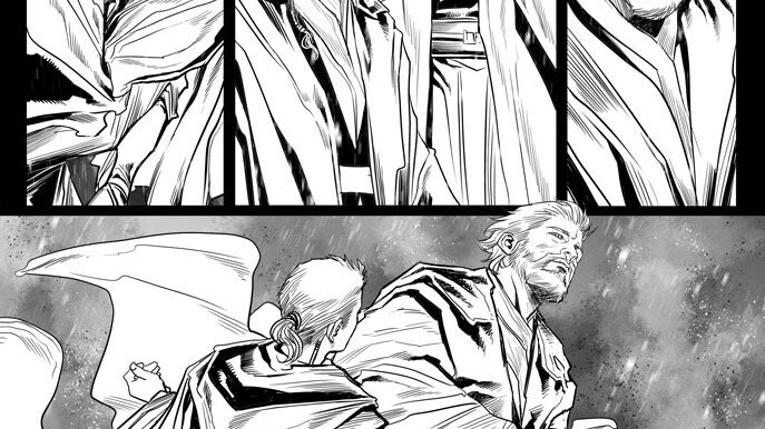 Obi-Wan and Anakin by Marvel