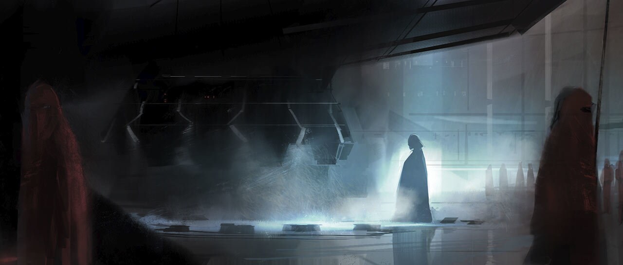 Vader's Castle concept art from Rogue One