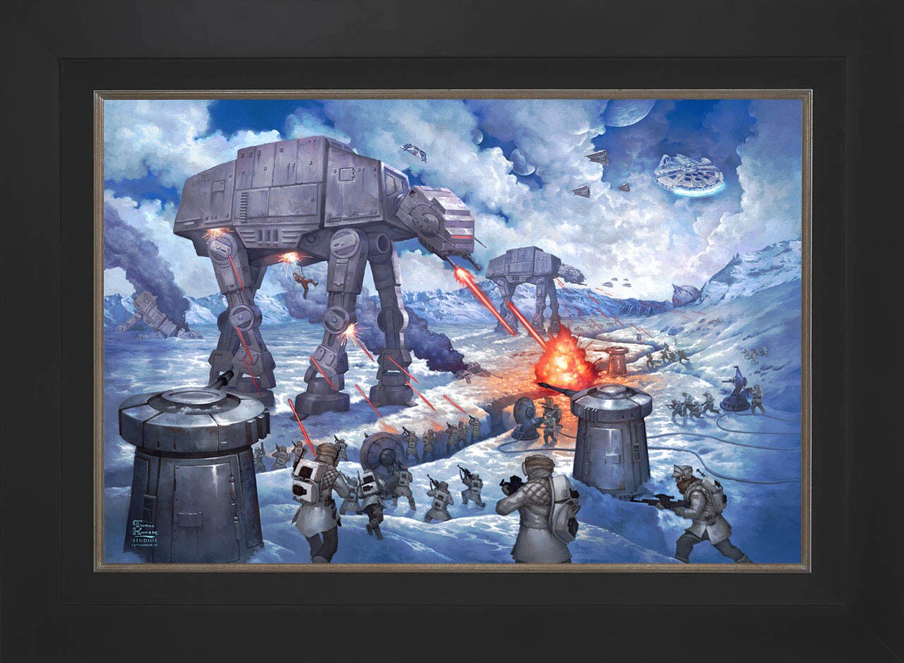Art Brand The Battle of Hoth Limited Edition Canvas by Thomas Kinkade Studios