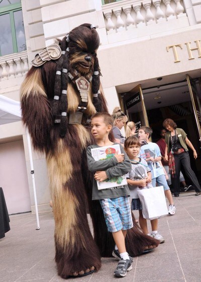 A completed Wookiee costume