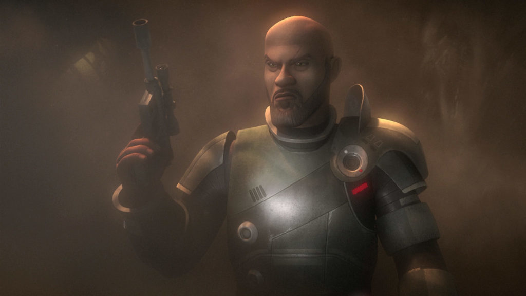 Saw Gerrera in Season Three of Star Wars Rebels