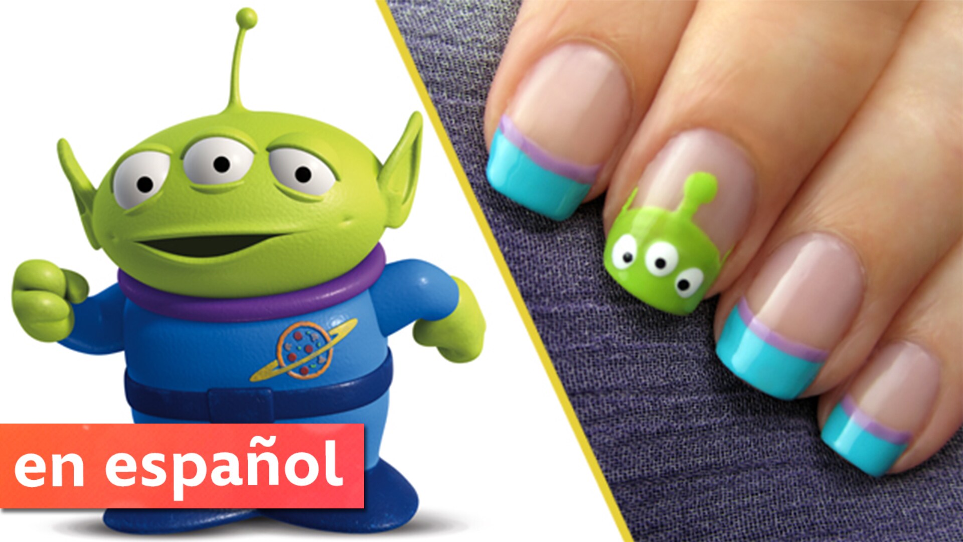 Diseño de uñas de extraterrestres de Toy Story (Toy Story Alien Nails) | Disney•Pixar