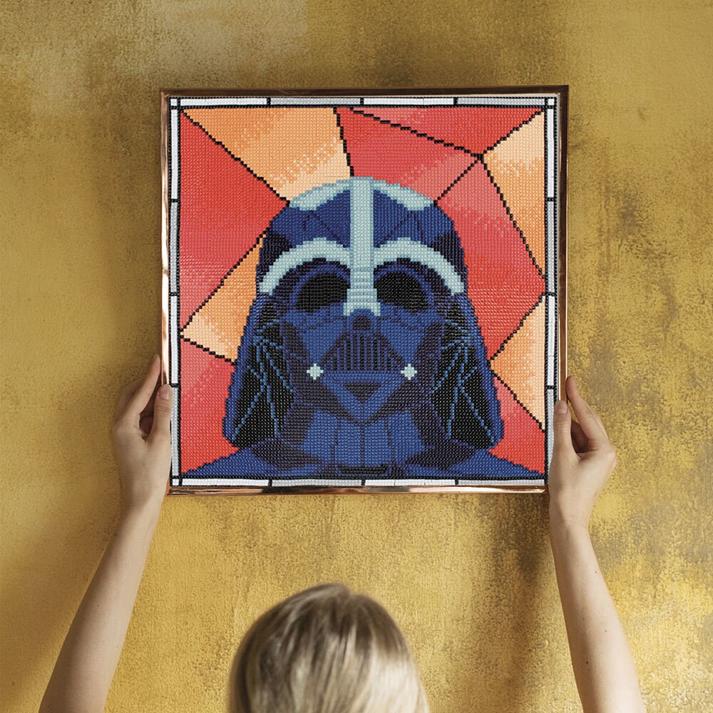 Darth Vader Stained Glass Diamond Painting Kit by Camelot