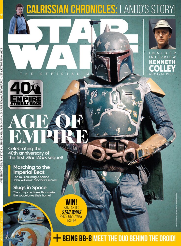 Star Wars Insider #197 cover featuring Boba Fett