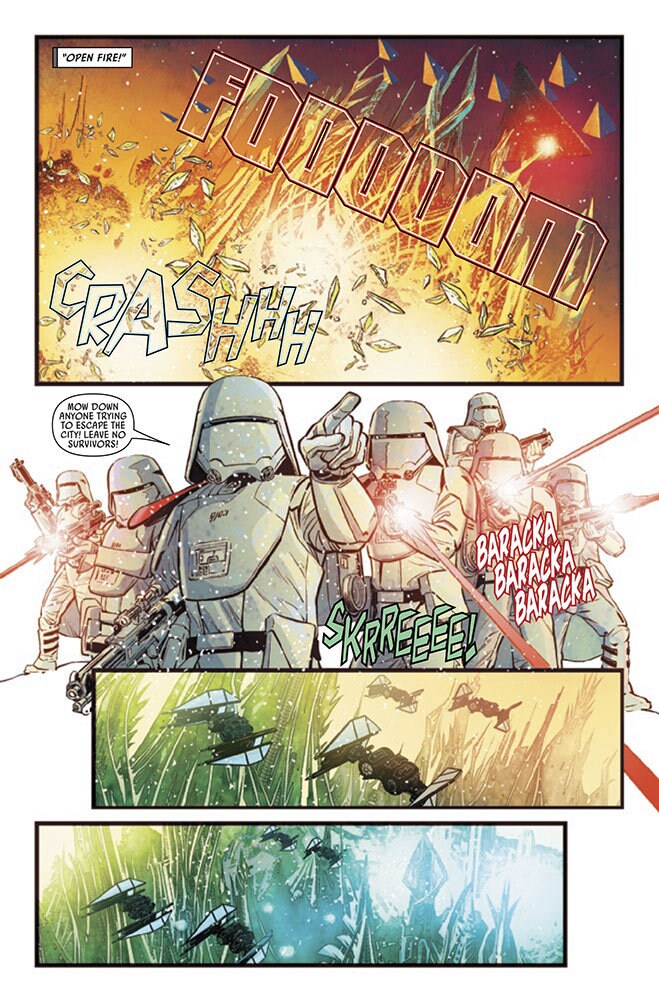 A page from Journey to Star Wars: The Rise of Skywalker — Allegiance issue #1.