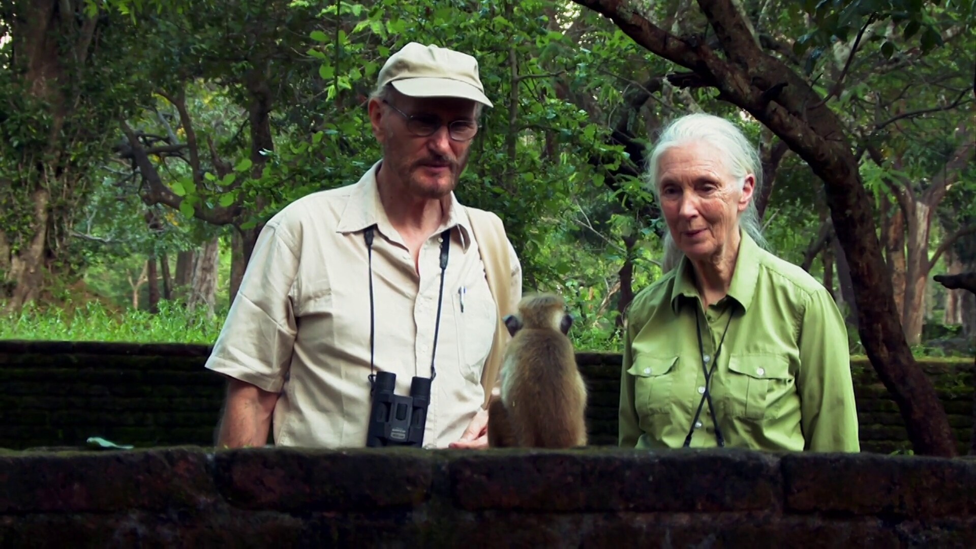 Dr. Jane Goodall and Dr. Wolfgang Dittus | Monkey Kingdom