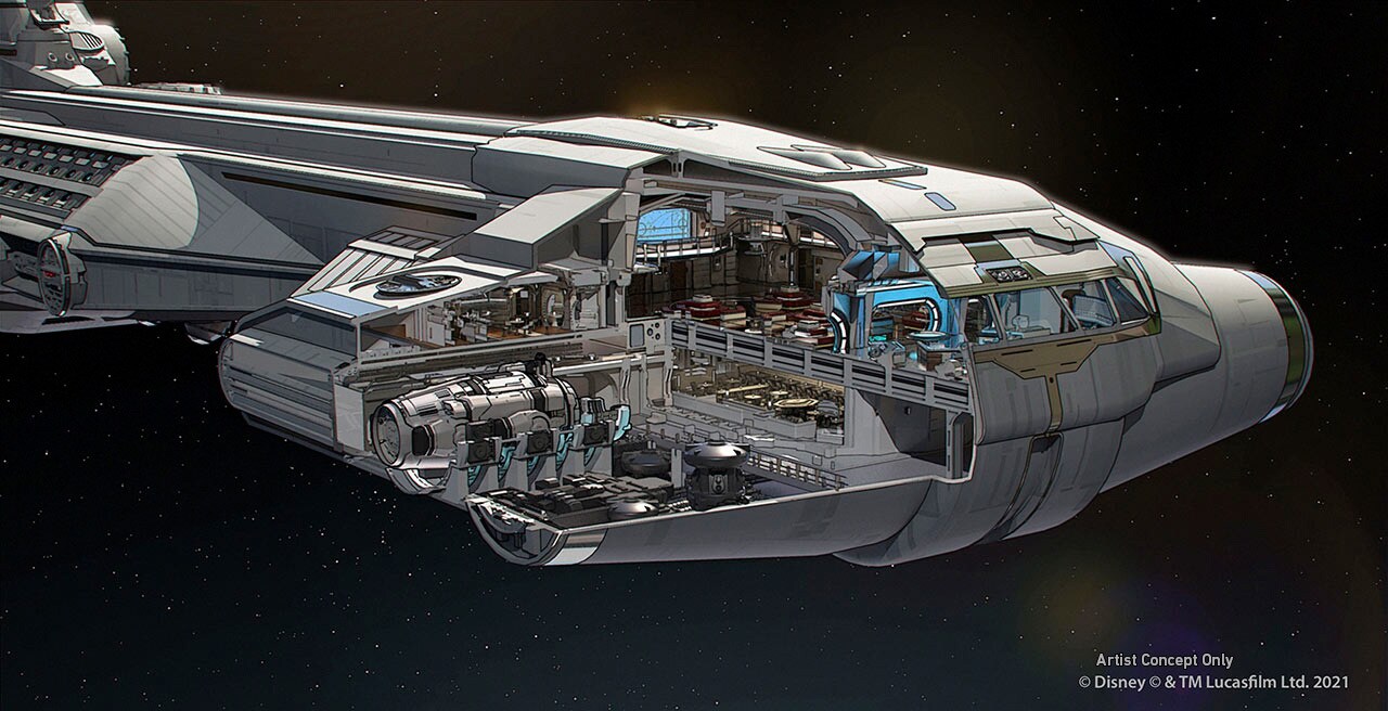 The Halycon front cross section concept art