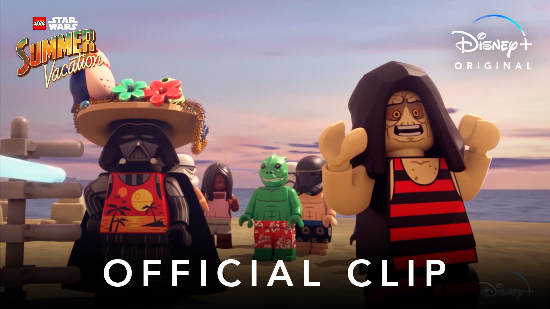 LEGO Star Wars Summer Vacation | “Rulers of the Beach” Official Clip | Disney+