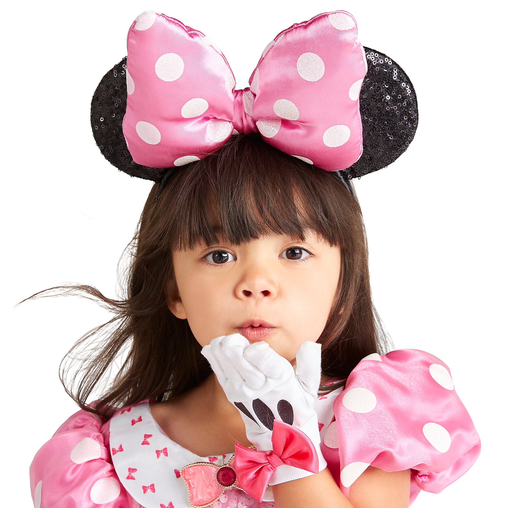 Minnie Mouse Ear Headband for Kids - Pink