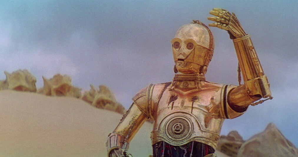 C-3PO on Tatooine 