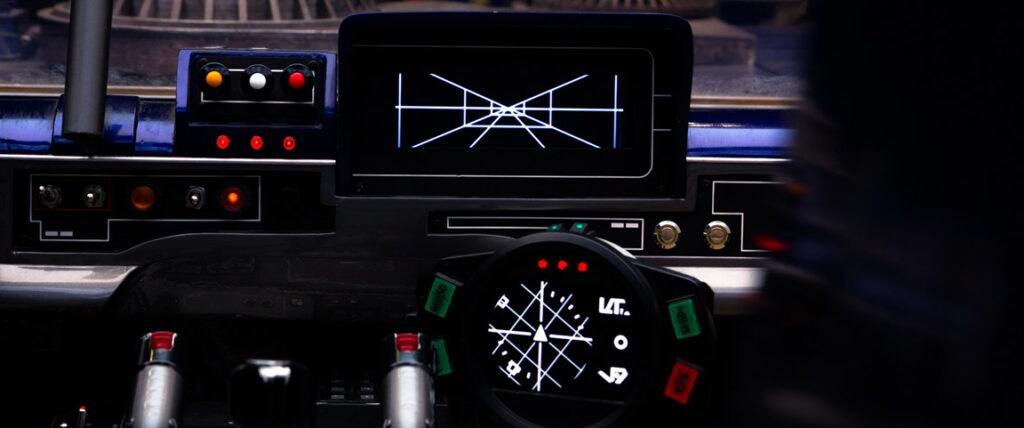 Han's speeder dashboard from Solo: A Star Wars Story.