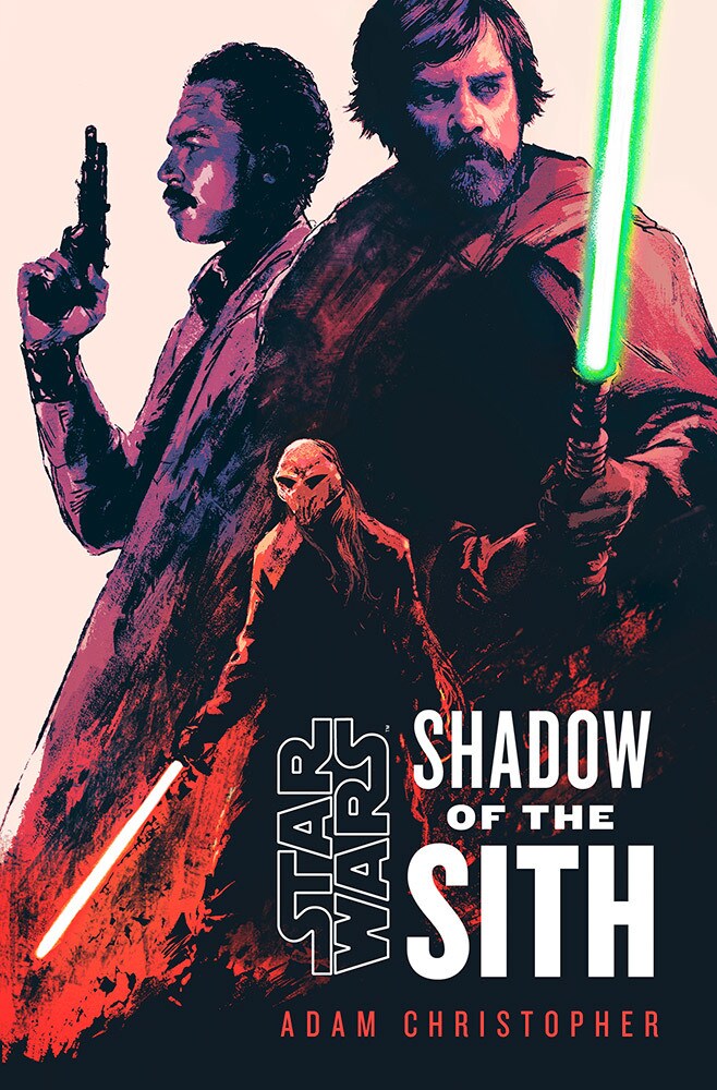 Luke and Lando on the cover of Star Wars: Shadow of the Sith.
