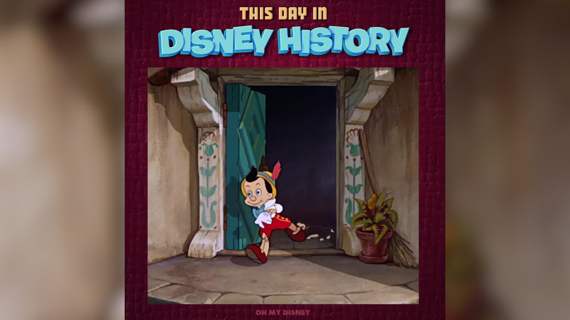 Pinocchio | This Day in Disney History by Oh My Disney
