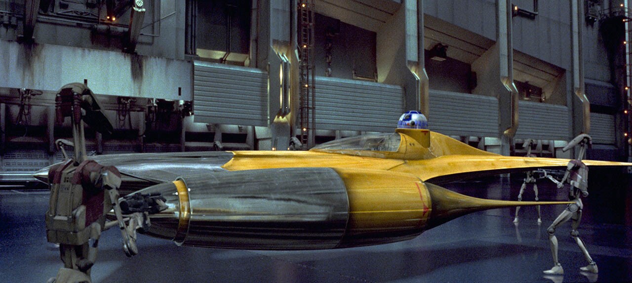 R2-D2 in the Naboo N-1 starfighter