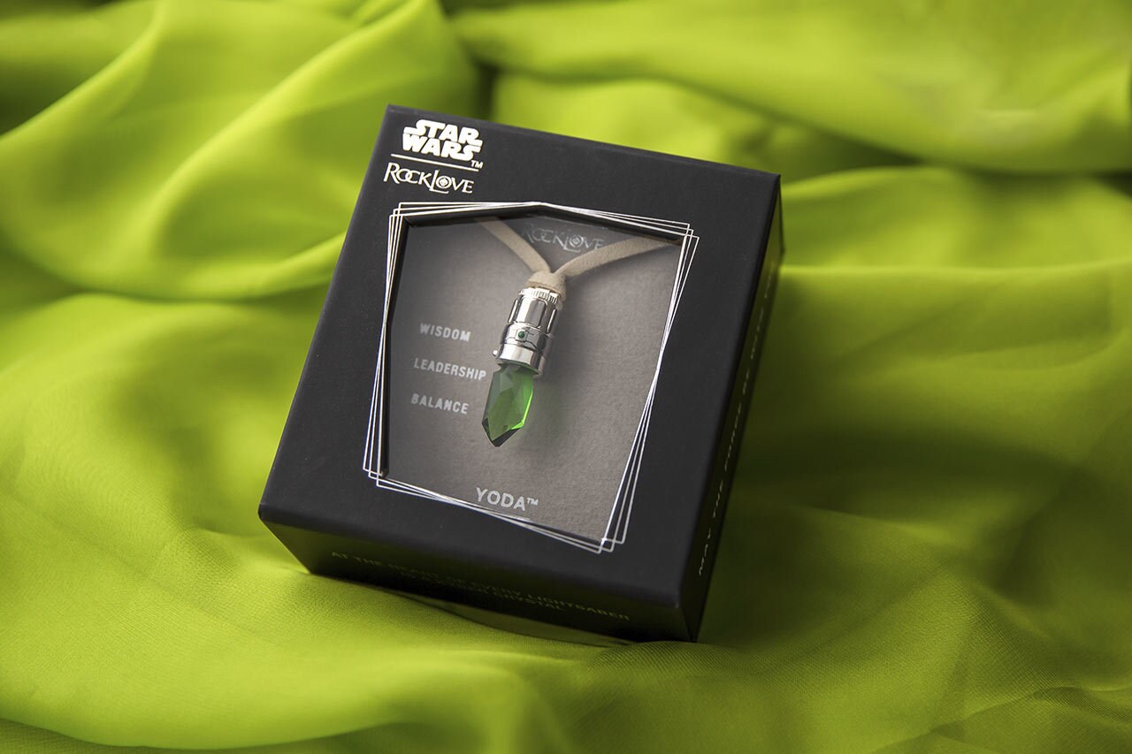 Star Wars Celebration Collection including Yoda's Kyber Crystal necklaces 