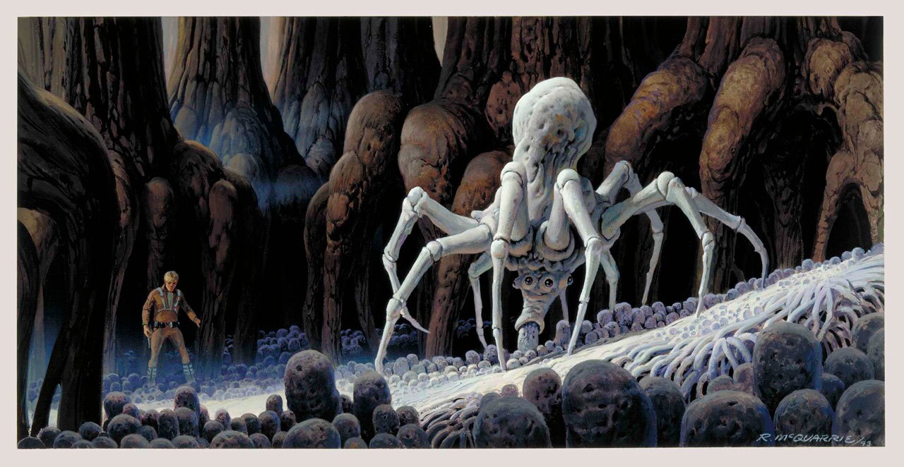 Ralph McQuarrie's concept art for The Empire Strikes Back