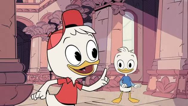 Ducktales Travel the Globe- D’Veggie Code Pizza
