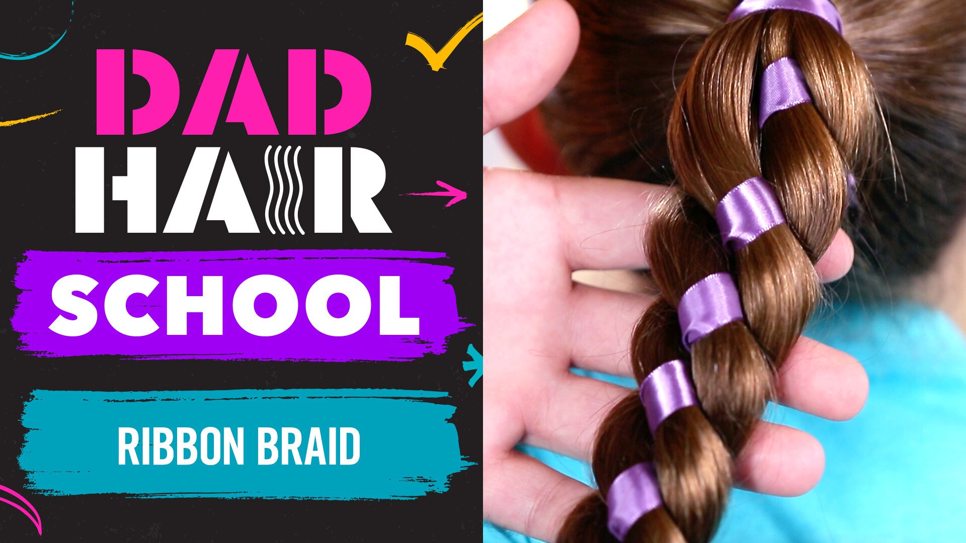 Tangled Ribbon Braid | Dad Hair School