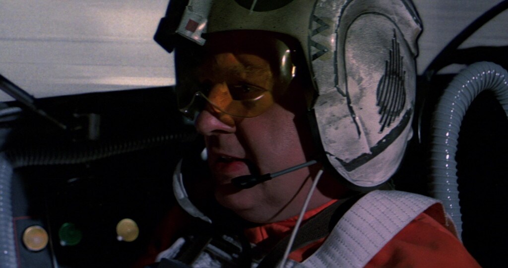 Davish Krail pilots a Y-wing starfighter.