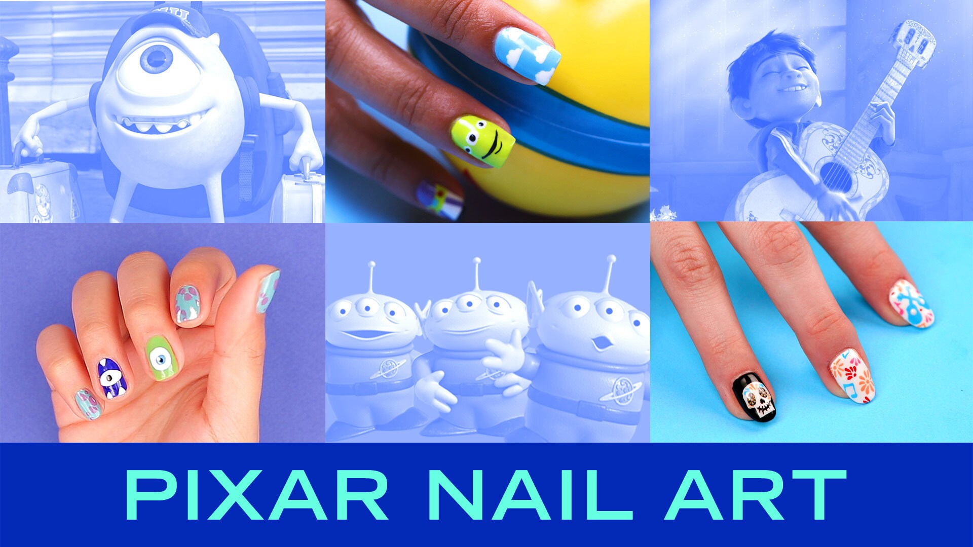 3 Disney•Pixar Nail Art Ideas | TIPS by Disney Style