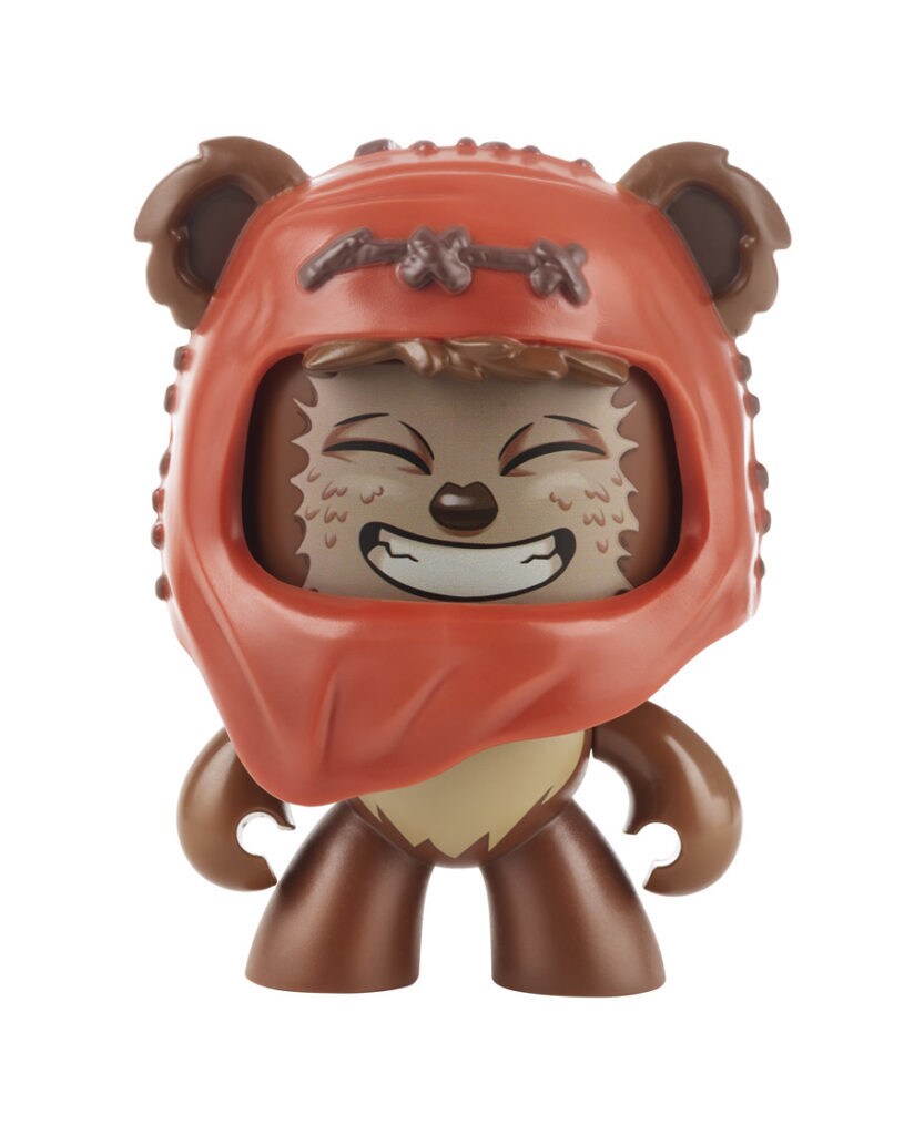 A laughing Wicket W. Warrick Hasbro Mighty Muggs figure.