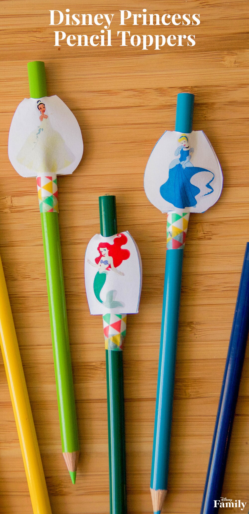 "Disney Princess Pencil Toppers".