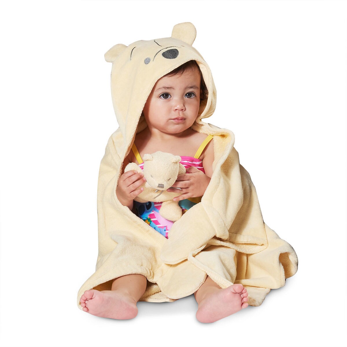 Product Image of Winnie the Pooh Hooded Towel for Baby - Personalizable # 2